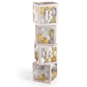 Soft Jungle Baby Shower Balloon Box Kit