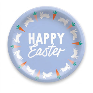 Hoppy Easter 6.75" Round Paper Plates