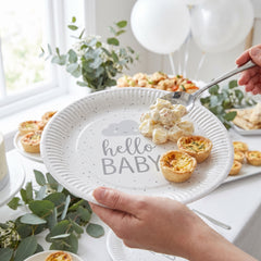 Ginger Ray "Hello Baby" Paper Plates - 10" Round