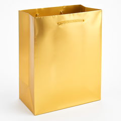 XL Gold Matte Gift Bag - Elegant Metallic Finish