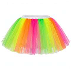 Neon Tutu Skirt - Vibrant Costume Accessory for Team Spirit
