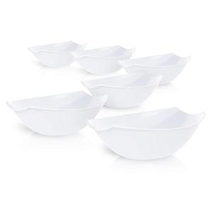 48 Oz. | White Plastic Stadium Bowl | 36 Count