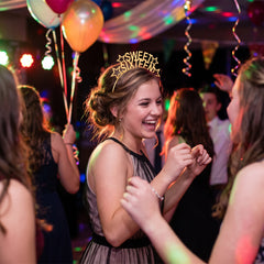 Gold Star Sweet 16 Birthday Headband