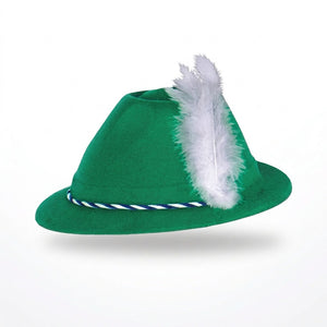 Traditional Tyrolean Hat for Oktoberfest Celebrations