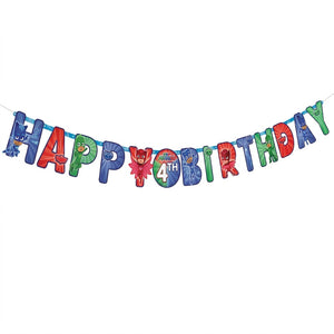 PJ Masks Customizable "Happy Birthday" Jumbo Banner