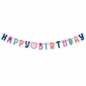 Unicorn Wishes Birthday Banner - Customizable Age