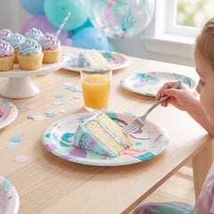 Magical Mermaid Party Plates - 6.75" (8 Count)