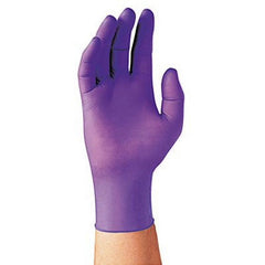 Halyard 55082 Powder Free M Purple Nitrile Gloves - 100 Count