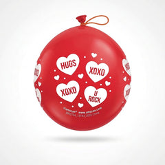 Valentine's Day Heart Punch Balloons Value Pack - 16 Count