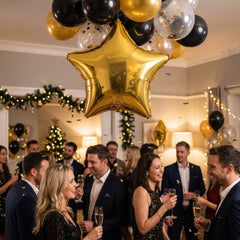Gold Magic Star Metallic Balloon