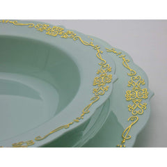 5 Oz. Robin Blue Victorian Design Plastic Bowls | 120 Count