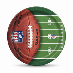 NFL Drive 7-Inch Round Paper Dessert Plates - 18 Pack