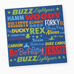 Toy Story 4 Birthday Party Beverage Napkins, 16-Pack - 5 In. X 5 In.
