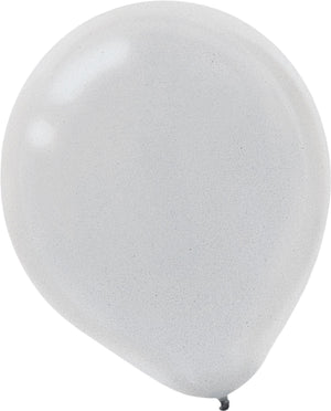 Silver Pearl Mini Latex Balloons - 5" | 50 Count