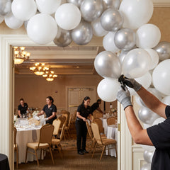 Platinum Assorted 5-Inch Latex Balloons - 25 Pack