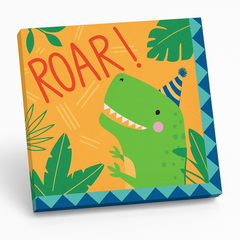 Dino-Mite "Roar" Birthday Lunch Napkins, 16-Pack