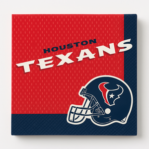 Houston Texans NFL Luncheon Napkins - 6.5 In. X 6.5 In.