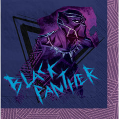 Marvel Black Panther Lunch Napkins - 6.5 In. x 6.5 In., 16-Pack