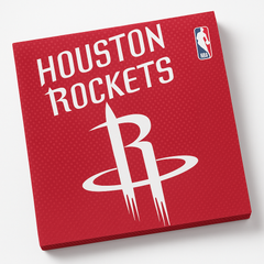 Houston Rockets NBA Lunch Napkins - 6.5 In. x 6.5 In. - 16 Pack