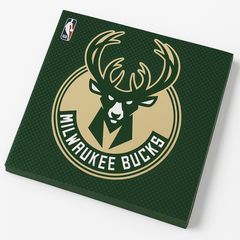 Milwaukee Bucks NBA Luncheon Napkins - 6.5 In. x 6.5 In. - Sports Party Essentials