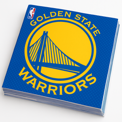 Golden State Warriors Lunch Napkins - 16 Pack