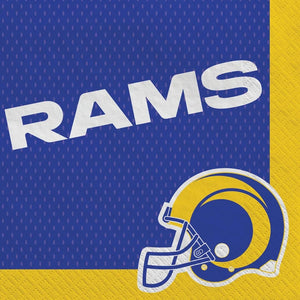 Los Angeles Rams NFL Lunch Napkins - 6.5 In. x 6.5 In.