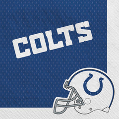 Indianapolis Colts NFL Lunch Napkins - 6.5 In. x 6.5 In.