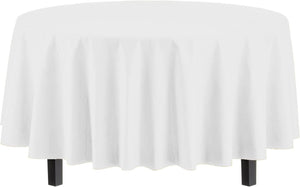 Round White Table Cover