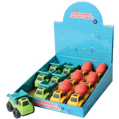 Eco-Friendly Construction Vehicles - 12 Count
