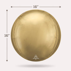 Gold Geometric Foil Mylar Balloon