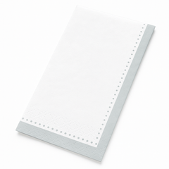 Premium Silver Buffet Guest Towel Napkins