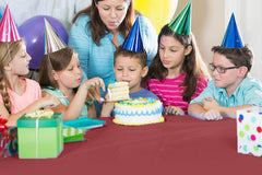 54 In. x 100 Ft. Cut To Size Table Roll | Burgundy | Case of 6