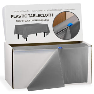 54 In. x 100 Ft. Cut To Size Table Roll | Silver