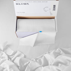 54 In. x 100 Ft. Cut To Size Table Roll | White
