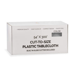 54 In. x 300 Ft. Cut To Size Table Roll | Silver | Case of 4