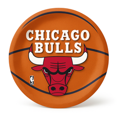 Chicago Bulls 7" Dessert Plates, 8-Pack