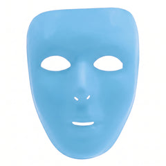 Light Blue Full Face Mask - Team Spirit Costume Accessory