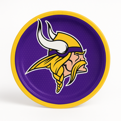 Minnesota Vikings 9" Round Paper Plates - NFL Party Collection