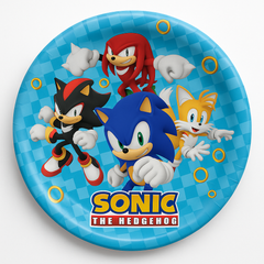 Sonic the Hedgehog 9" Round Party Plates