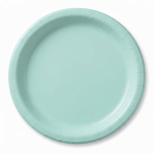 Robin's Egg Blue Paper Plates 6.75 Inch Round