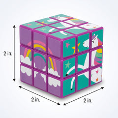 Enchanting Unicorn Puzzle Cube Favors - 12 Pack