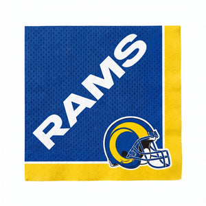 Los Angeles Rams NFL Lunch Napkins - 6.5 In. x 6.5 In.