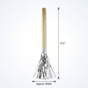 Silver & Gold Fringed Party Blowouts
