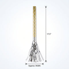 Silver & Gold Fringed Party Blowouts