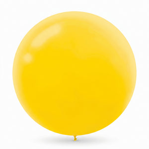 Sunshine Yellow Latex Balloons, 24-Inch, 4-Pack