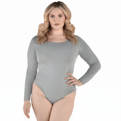Plus Size Grey Halloween Bodysuit