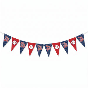 Play Ball Baseball Pennant Banner