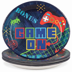 Game On Gamer Birthday Paper Plates - 8.5" (8 Count)