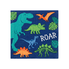 Dino-Mite Birthday Luncheon Napkins - 6.5 In. x 6.5 In.