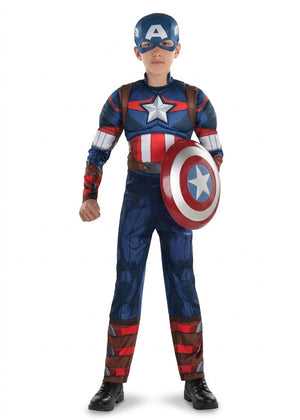 Marvel Captain America Boys Halloween Costume - Child M (8-10)